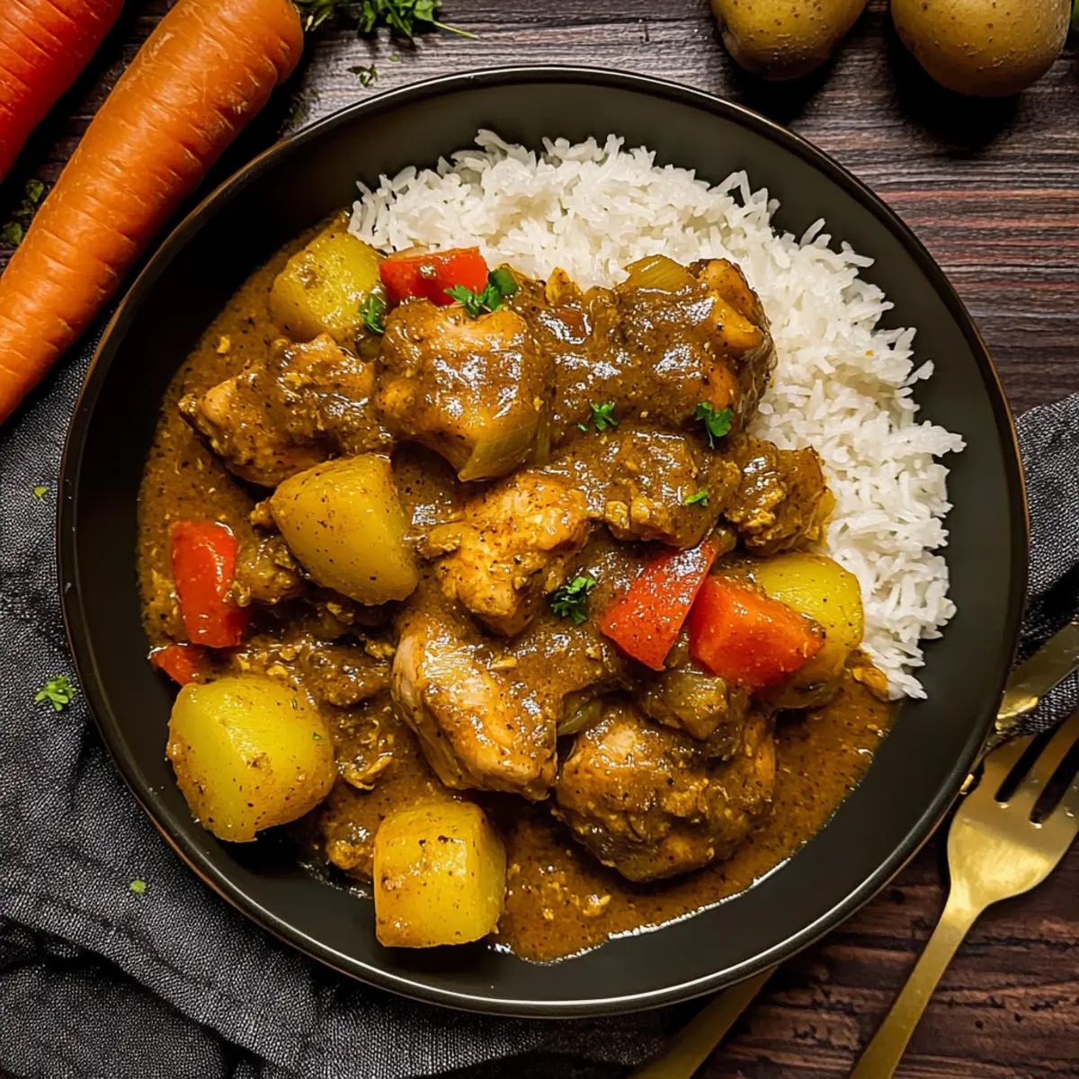 Authentic Jamaican Curry Chicken for Comforting Spice Lovers