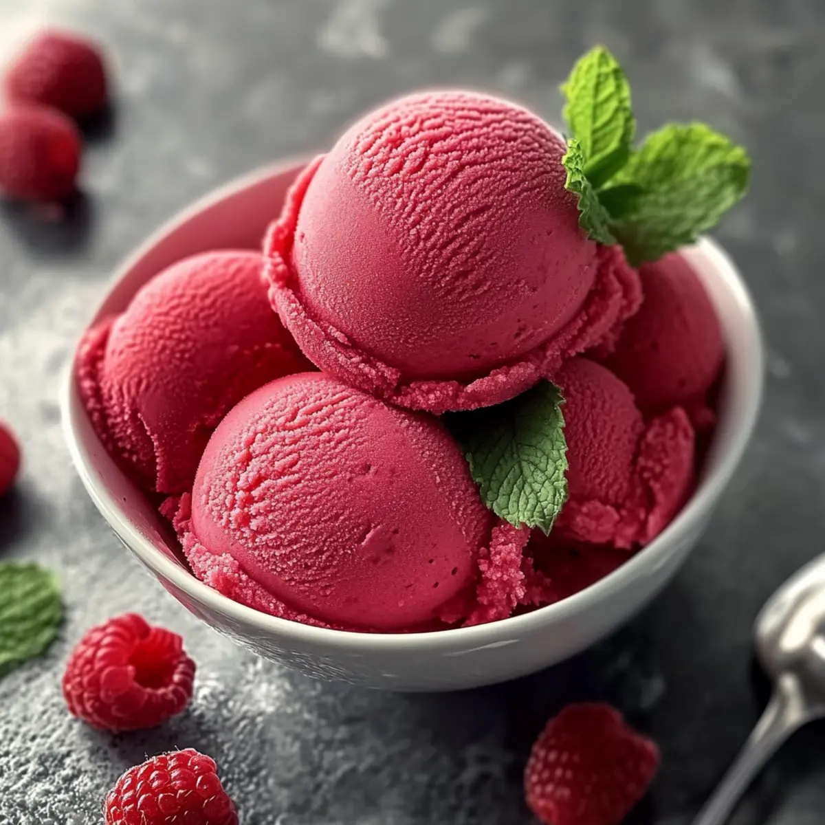 Delicious Raspberry Sorbet: A Guilt-Free Summer Treat