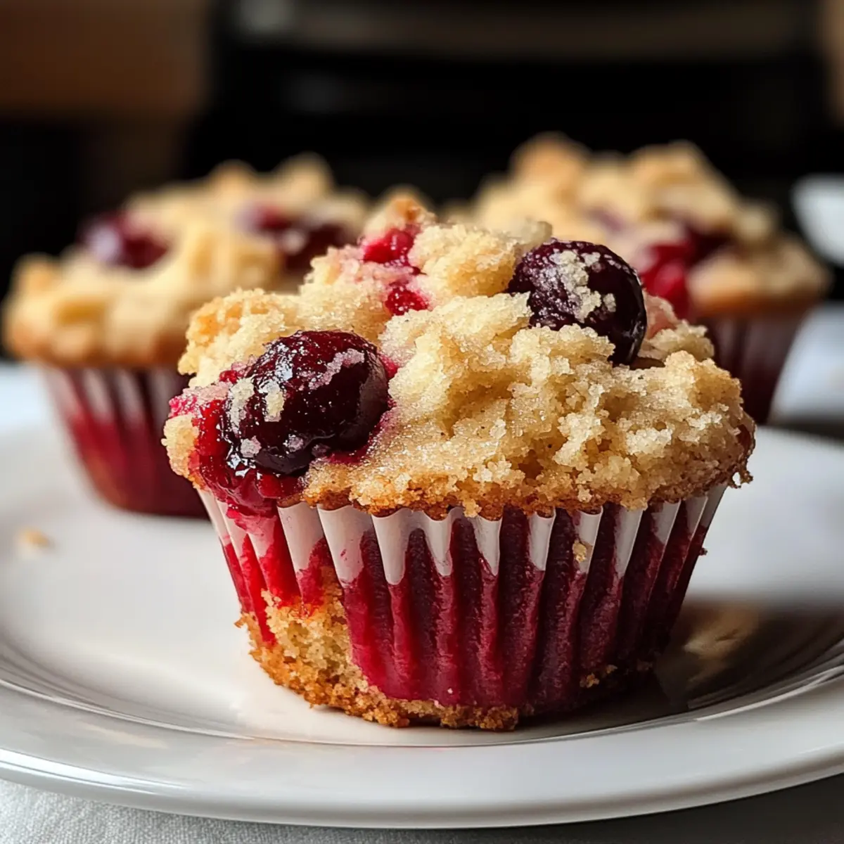 Delicious Cherry Cobbler Muffins for a Cozy Morning Treat
