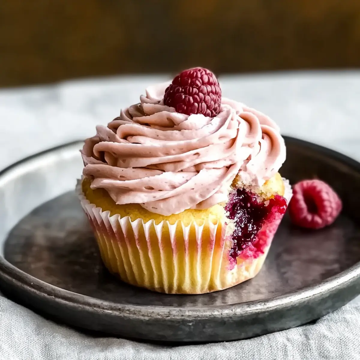Lemon and Raspberry Cupcakes That Brighten Your Day