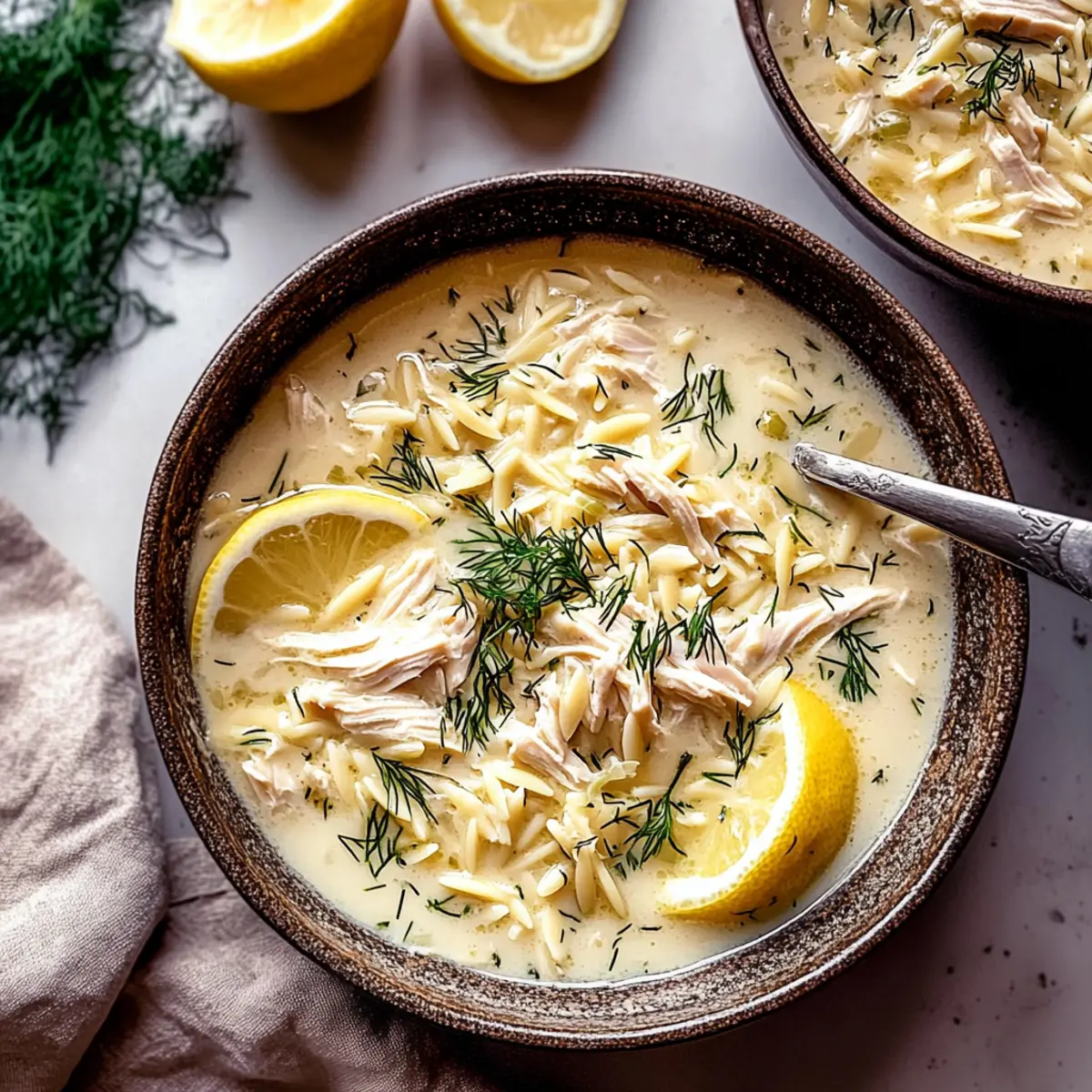 Creamy Avgolemono Soup with Orzo for Cozy Nights