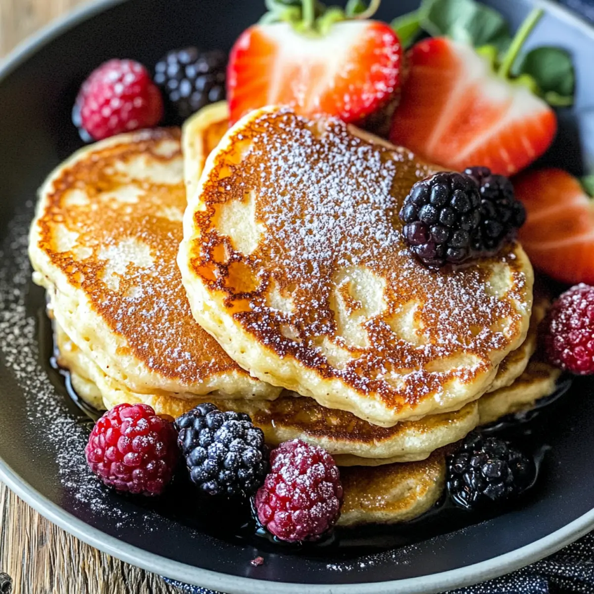 Cottage Cheese Pancakes for a Fluffy, High-Protein Breakfast