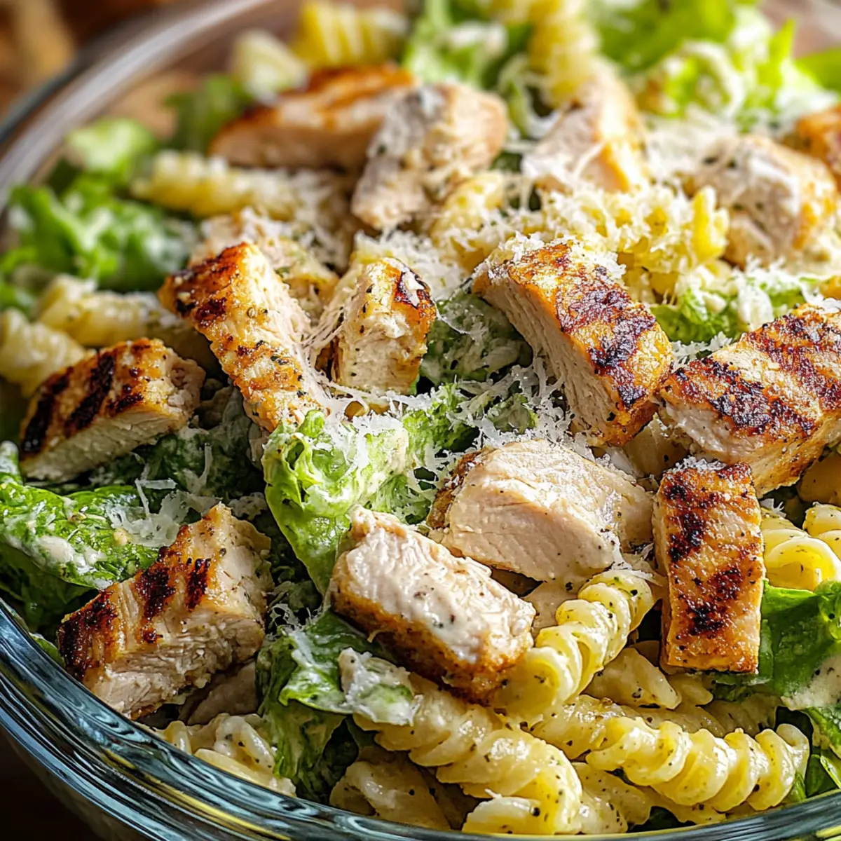 Delicious Chicken Caesar Pasta Salad for Easy Weeknight Meals