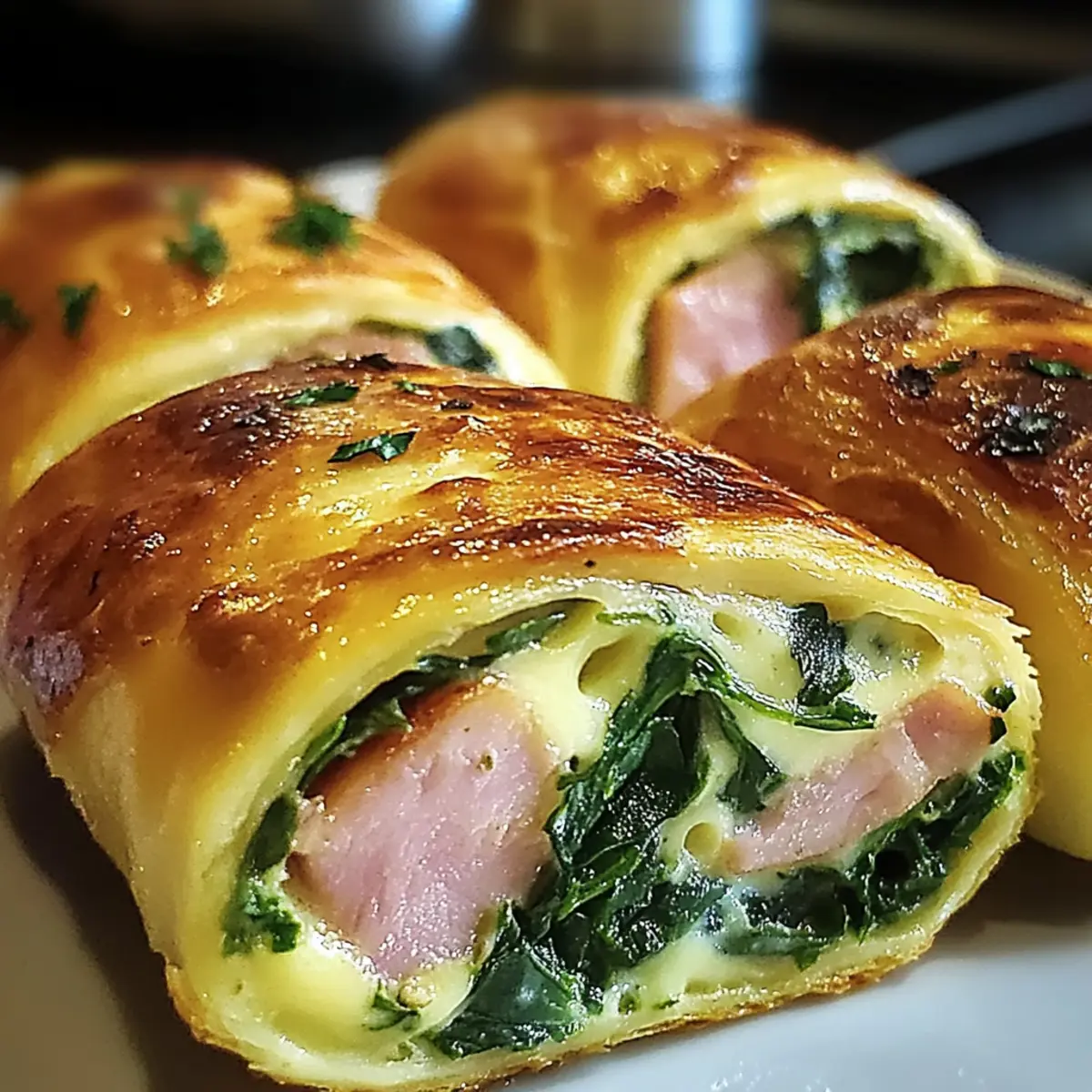 Spinach Ham Breakfast Rolls for a Flavor-Packed Morning