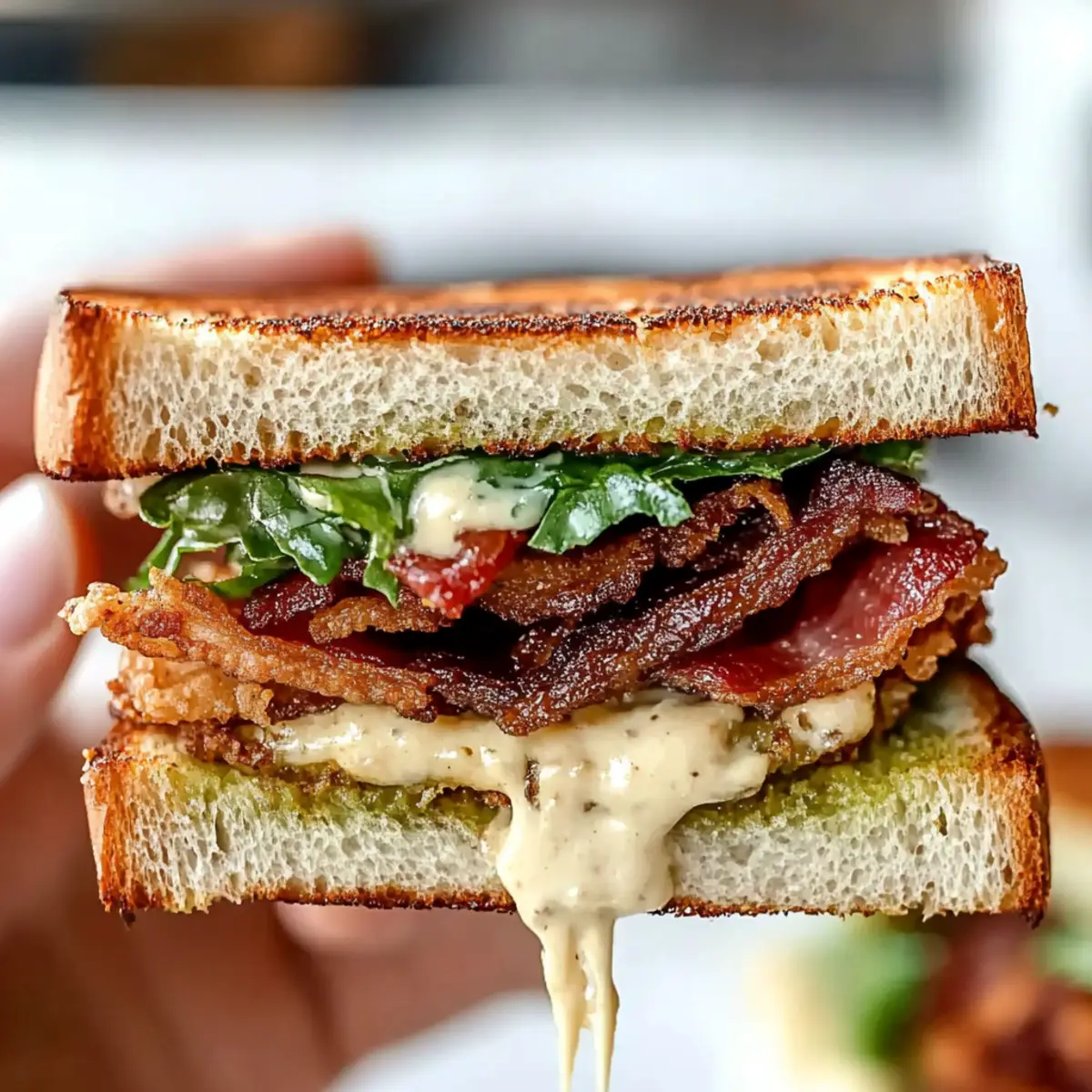 Crunchy Fried Green Tomato BLT Sandwich You'll Crave Daily