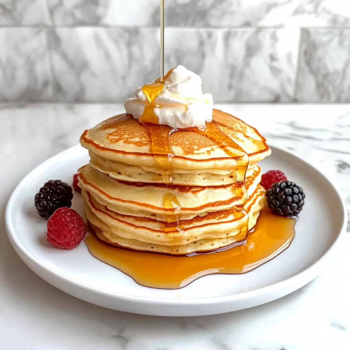 Fluffy Greek Yogurt Pancakes for a Wholesome Breakfast Treat