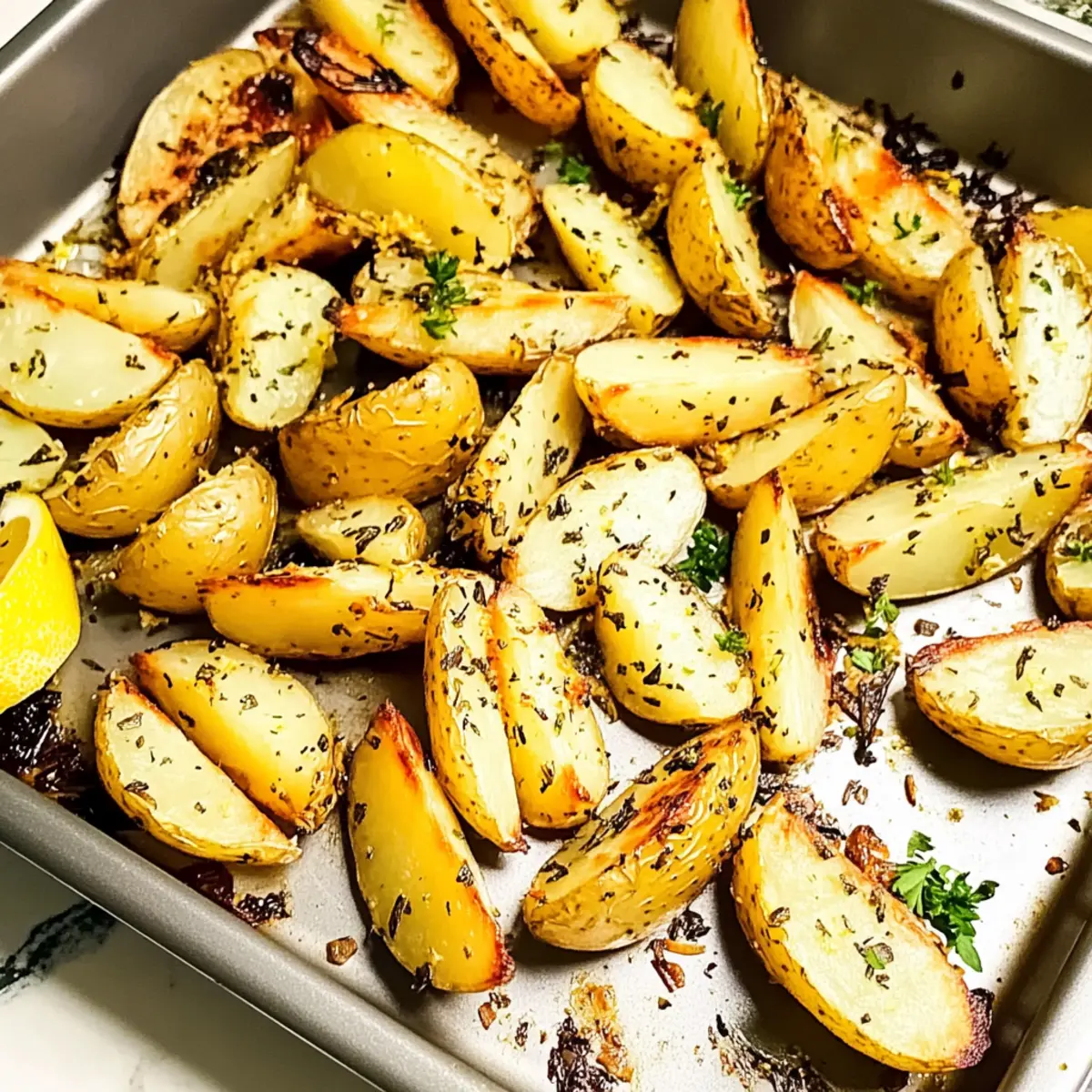 Crispy Greek Lemon Potatoes That'll Brighten Your Meal