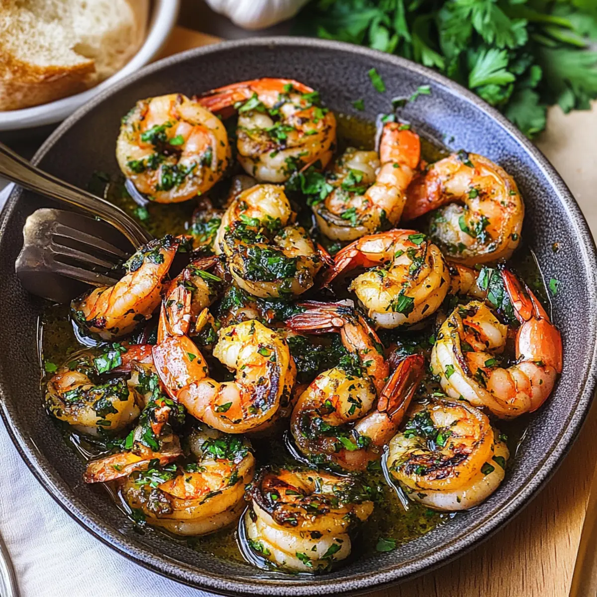Pan Seared Chimichurri Shrimp: A Flavorful Seafood Delight