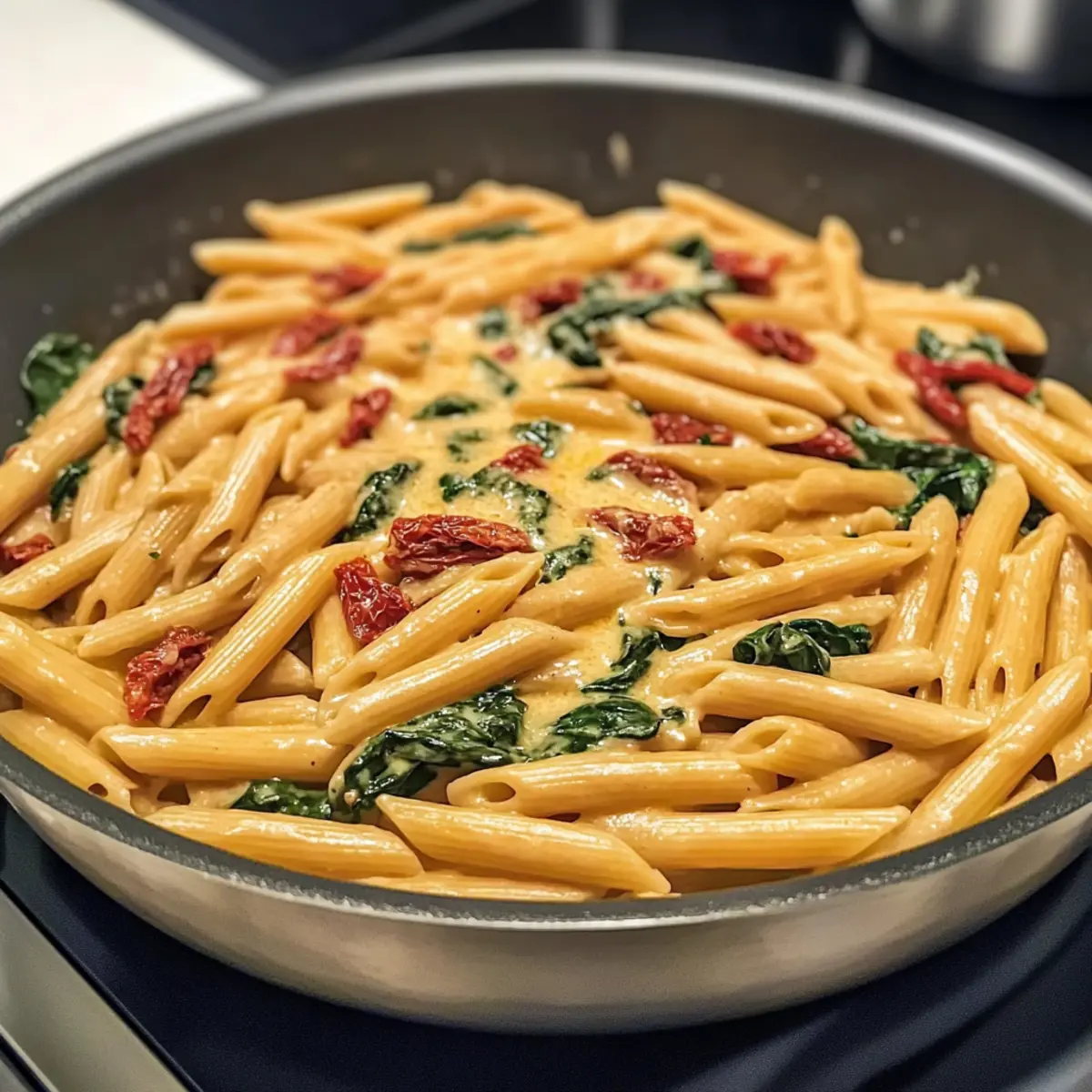 One-Pot Spinach Tomato Pasta: Creamy Comfort in Every Bite