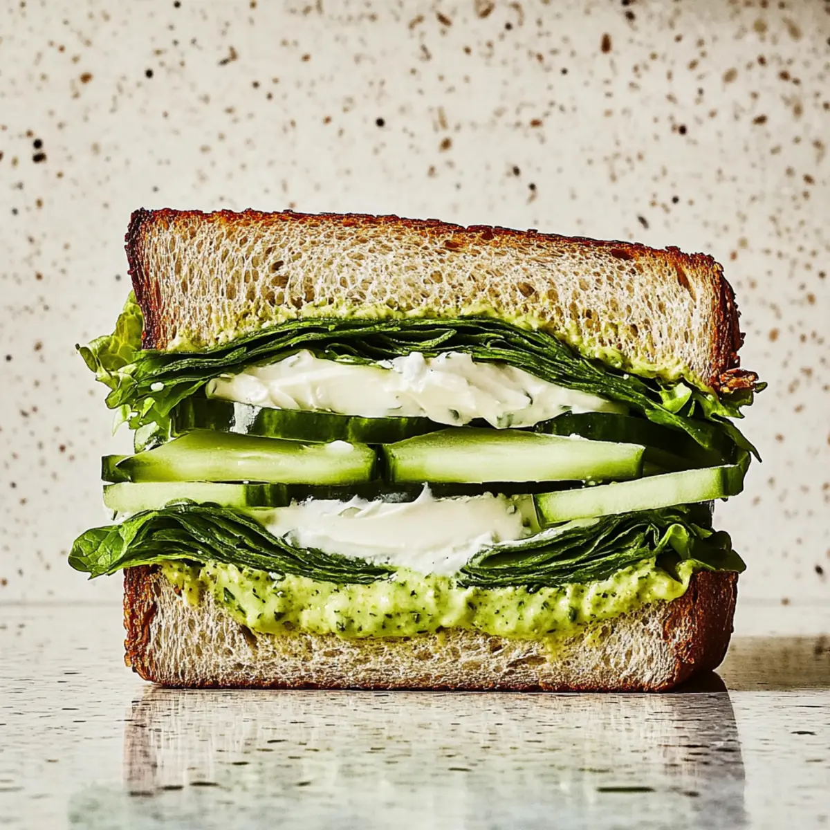 Green Goddess Crunch Sandwich for a Fresh, Flavorful Lunch