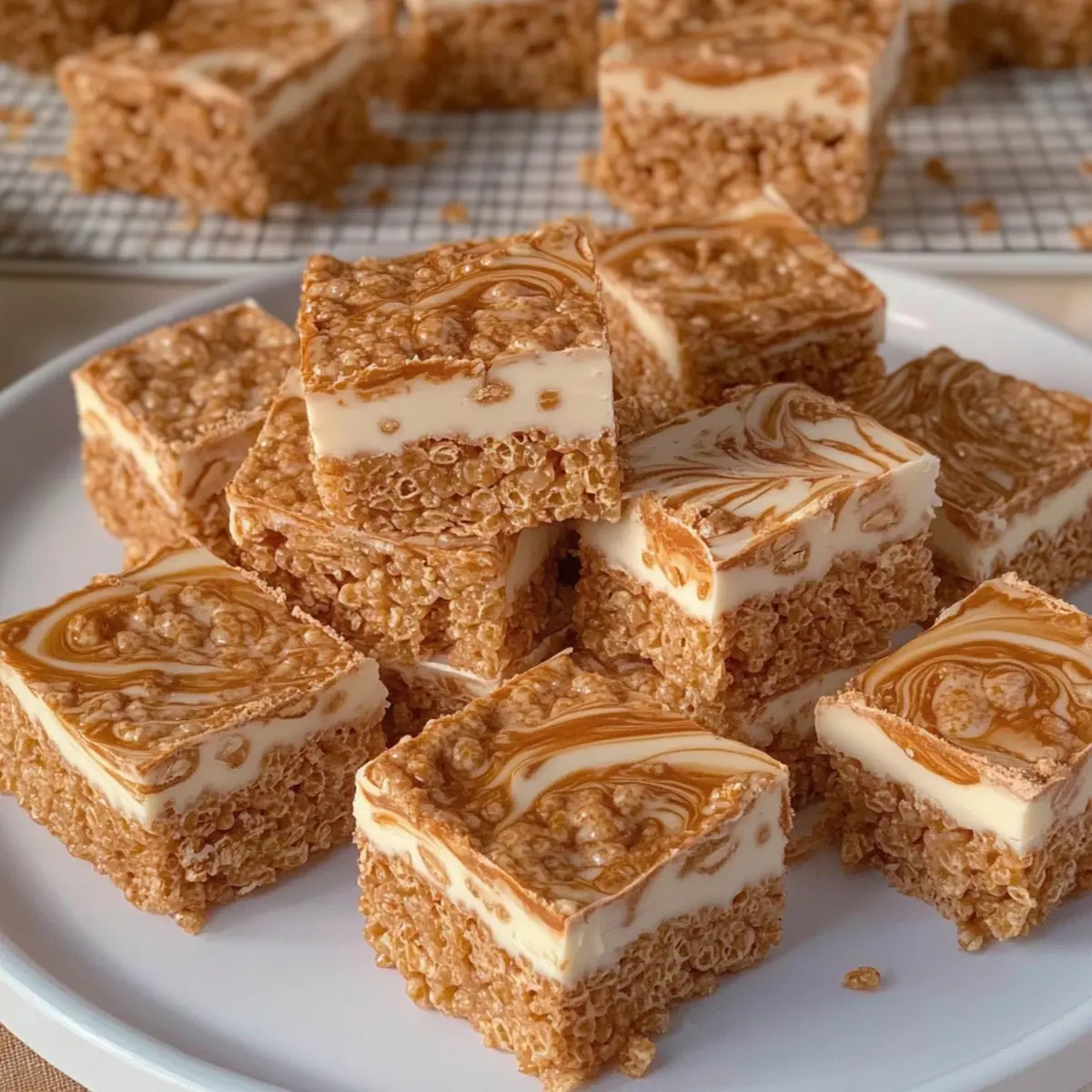 Biscoff Rice Krispie Treats for a Sweet No-Bake Delight