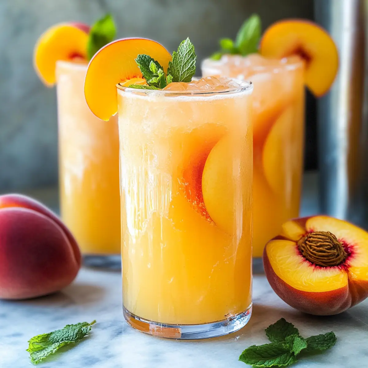 Peach Lemonade Bliss: Your Ultimate Summer Sip