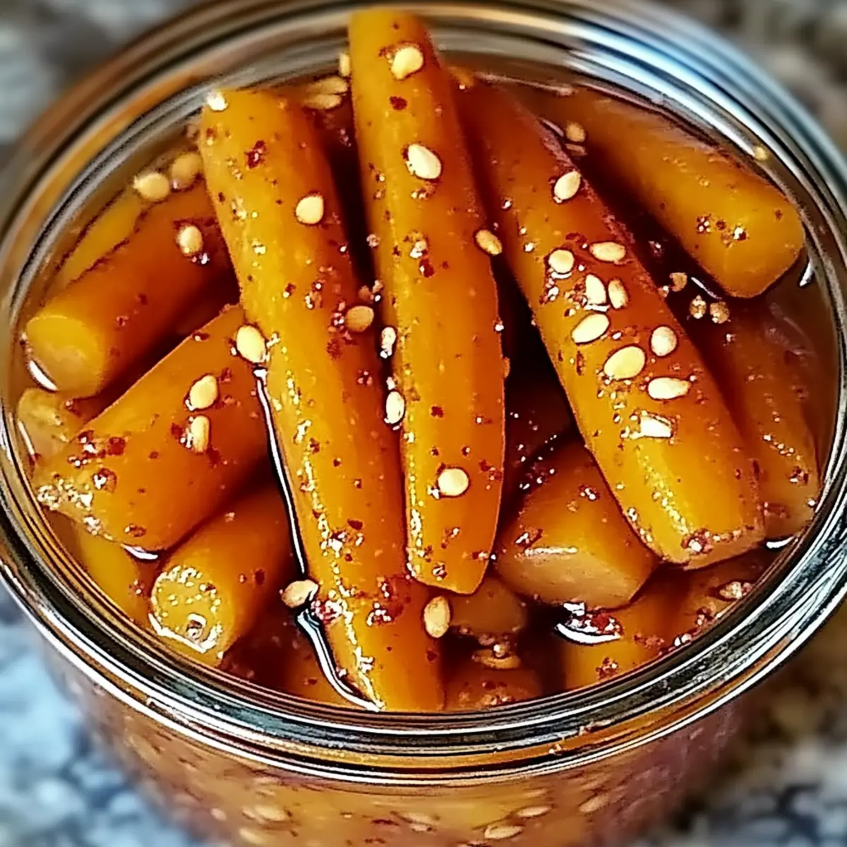 Sweet and Spicy Hot Honey Pickled Carrots to Elevate Meals