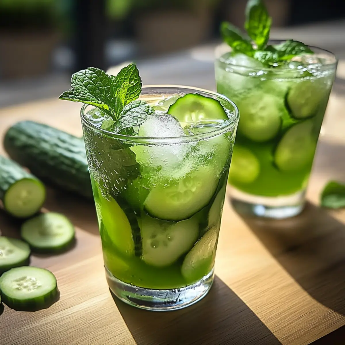 Cucumber Mint Cooler: Refreshing Sip for Hot Days