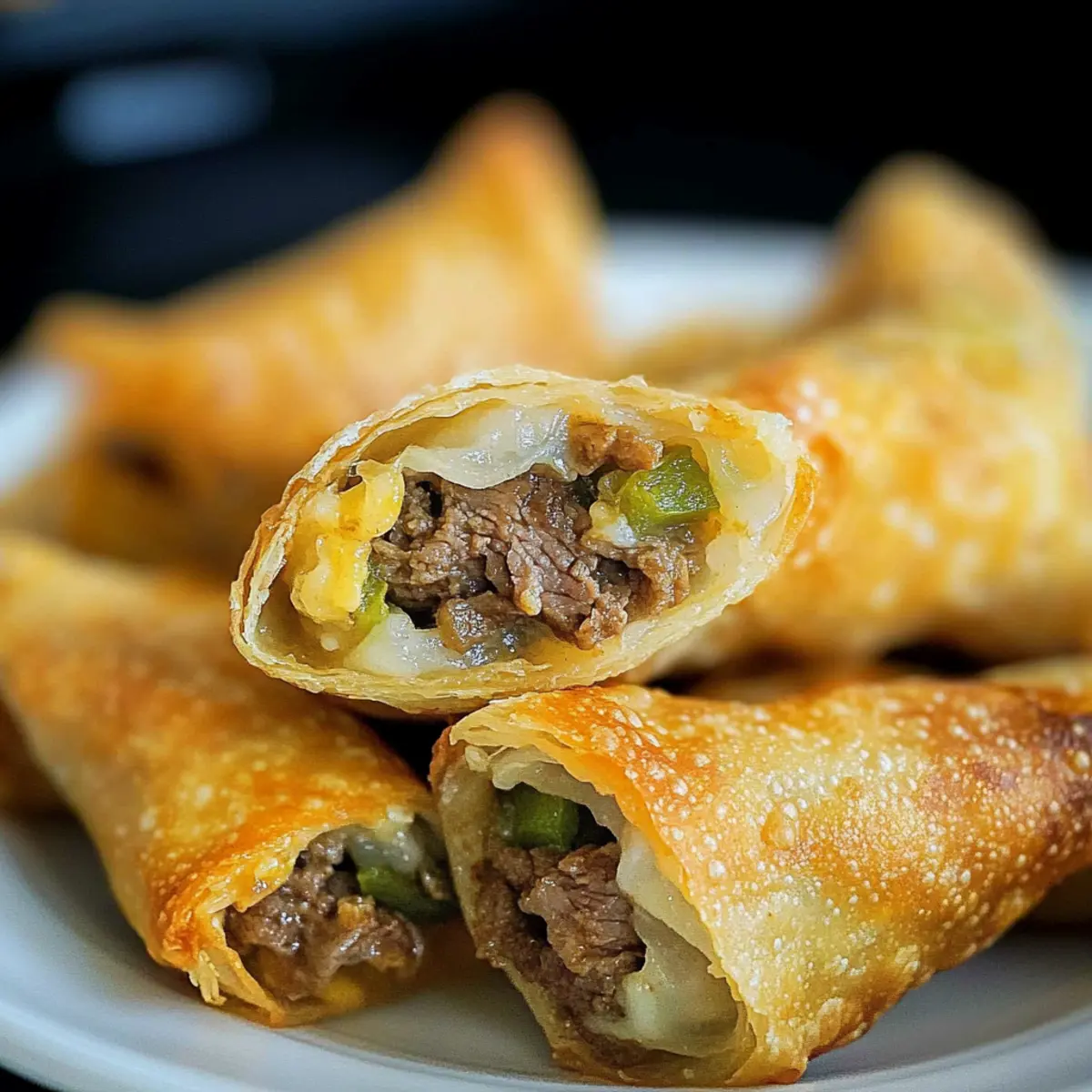 Crispy Philly Cheesesteak Egg Rolls for Easy Game Day Fun