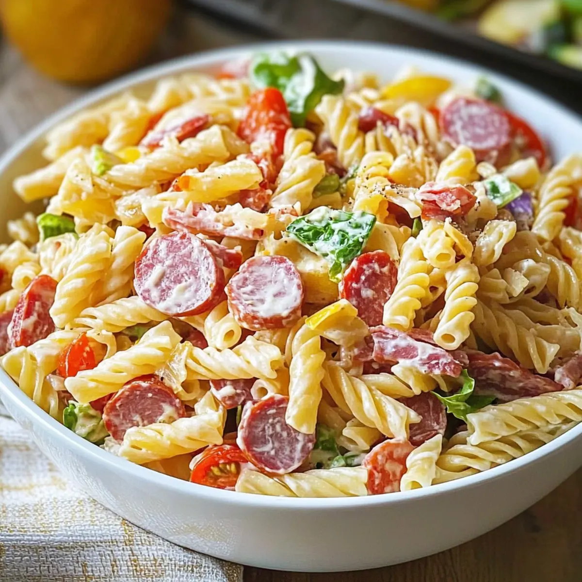 Italian Grinder Pasta Salad: A Vibrant Summer Delight
