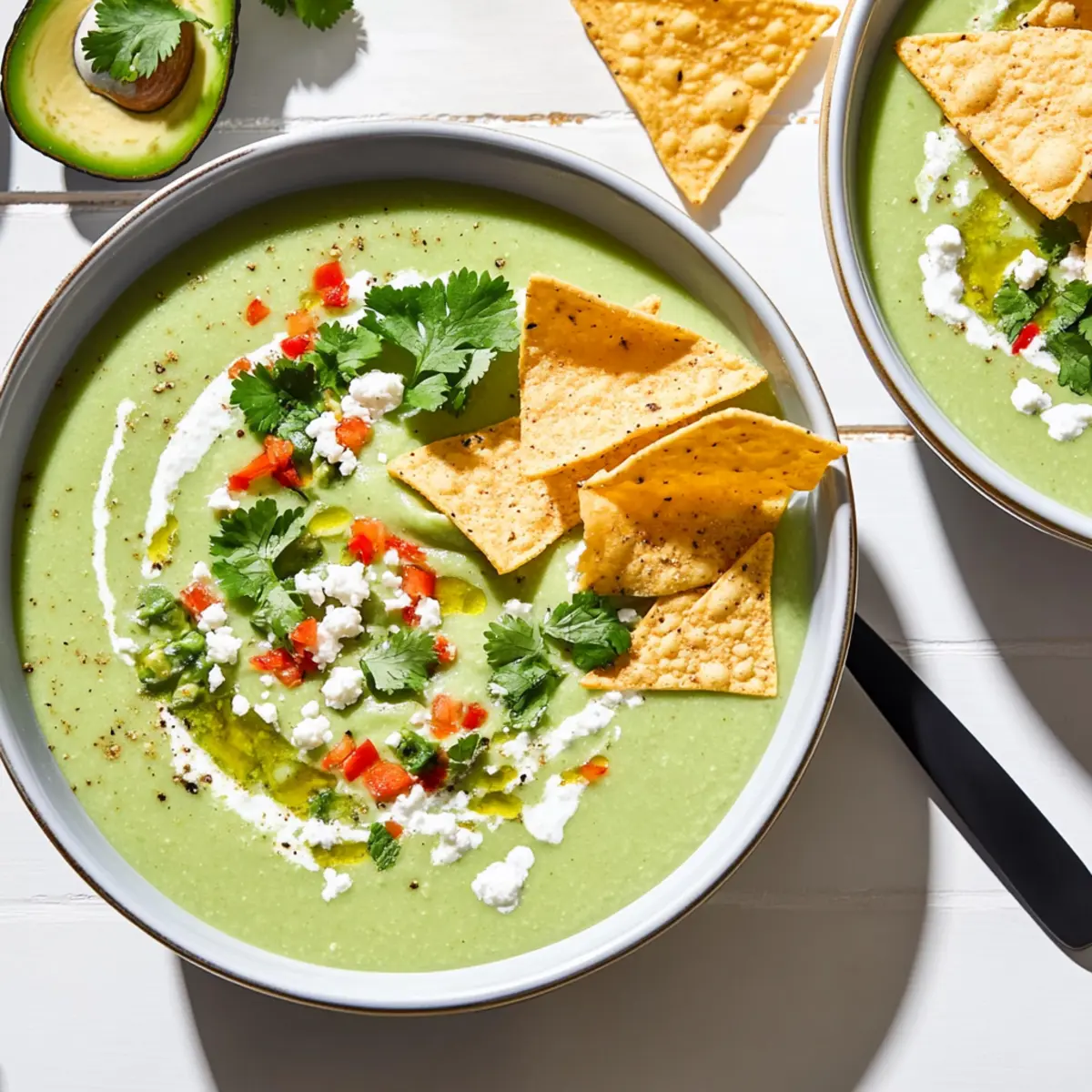 Zesty Avocado Soup: Your New Favorite Healthy Delight