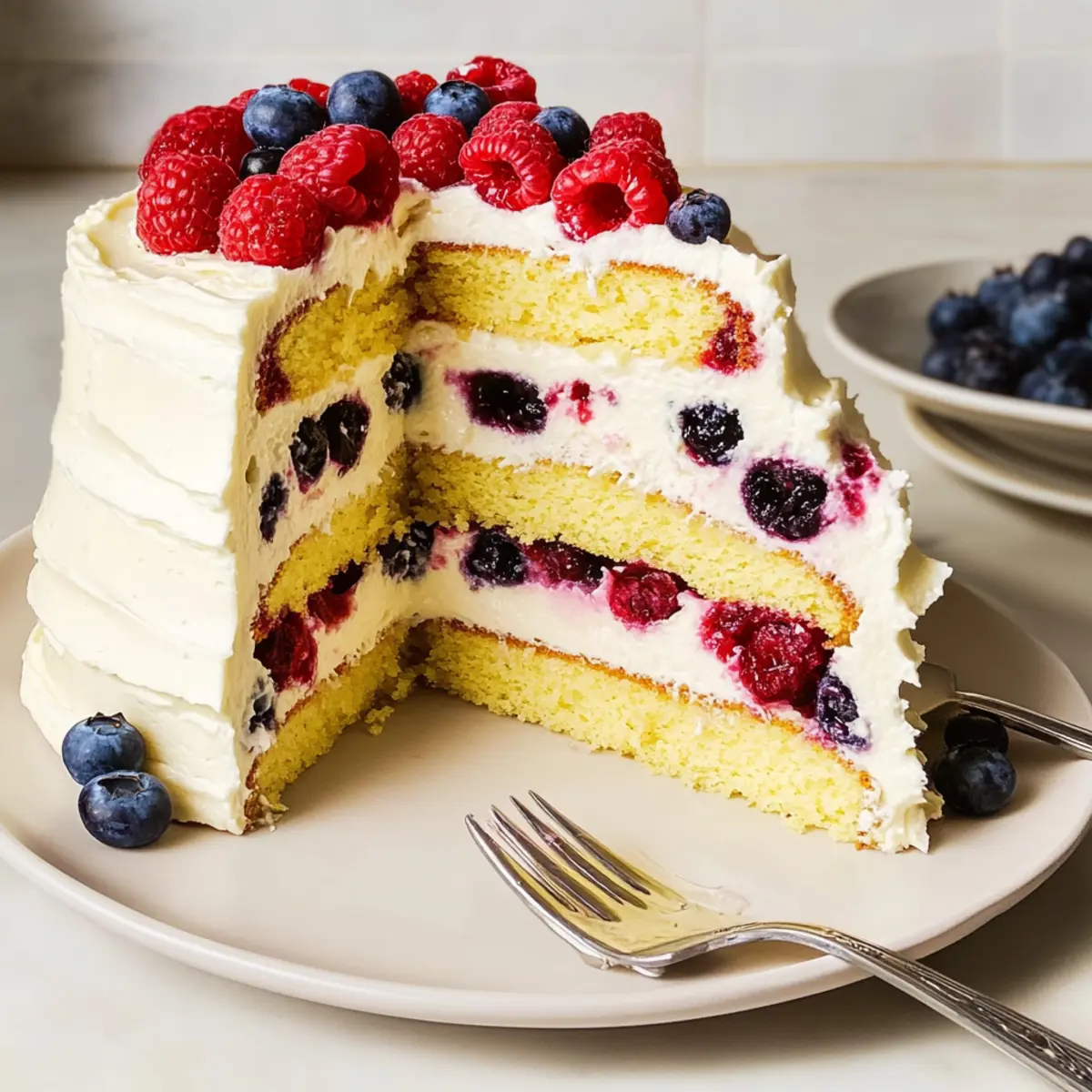 Irresistible Chantilly Cake with Fresh Berries and Creamy Layers
