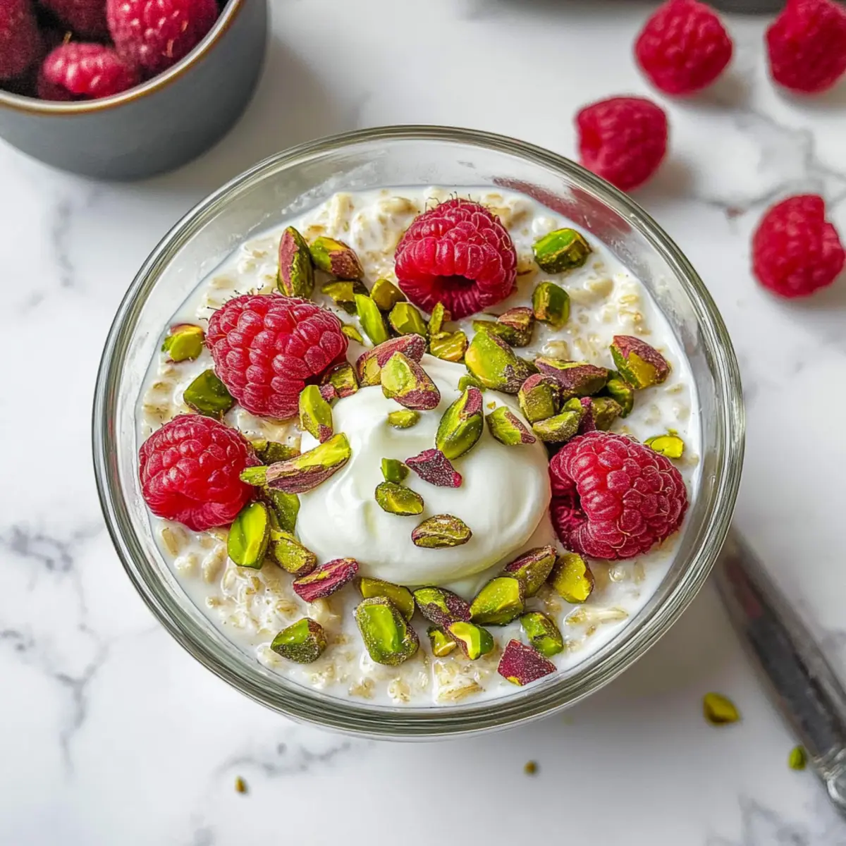 Delicious Pistachio Overnight Oats for a Nutritious Start