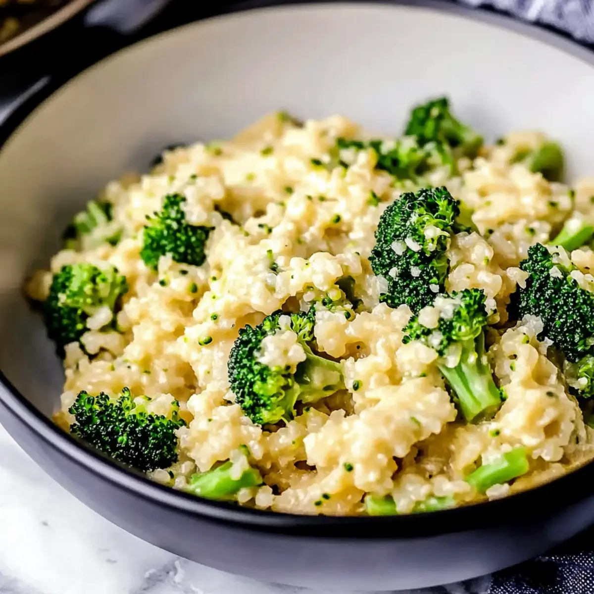 Creamy Cheesy Broccoli Cauliflower Rice for Cozy Family Dinners