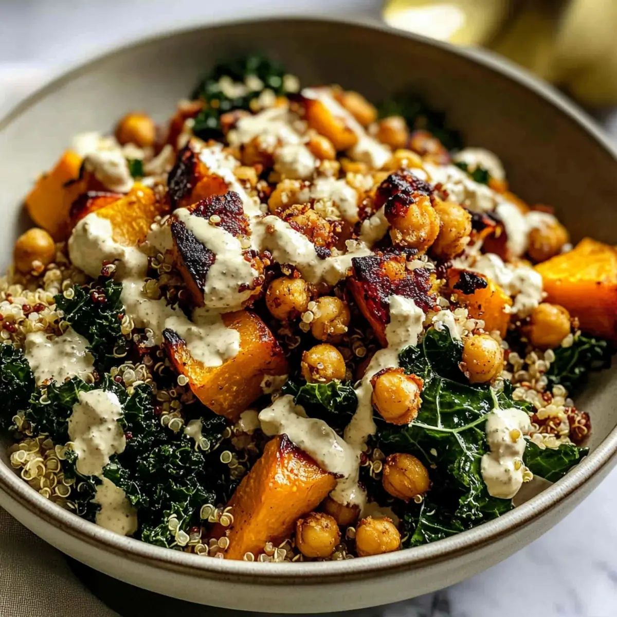Vegan Roasted Fall Harvest Salad for Cozy Autumn Days