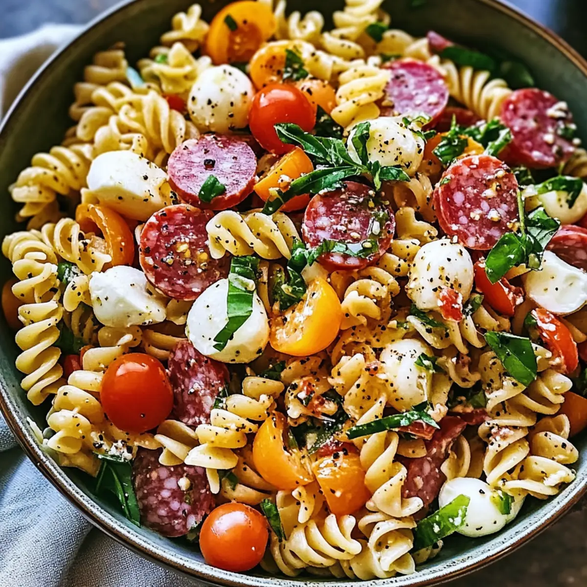 Italian Pasta Salad: A Colorful Make-Ahead Delight