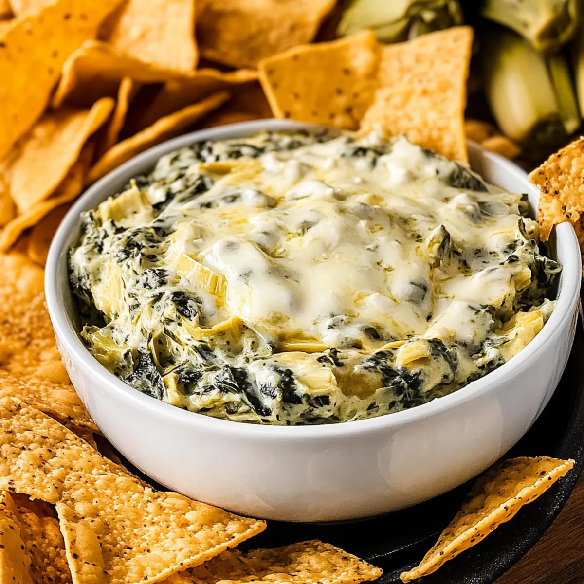 Creamy Classic Crock Pot Spinach Artichoke Dip That's Irresistible