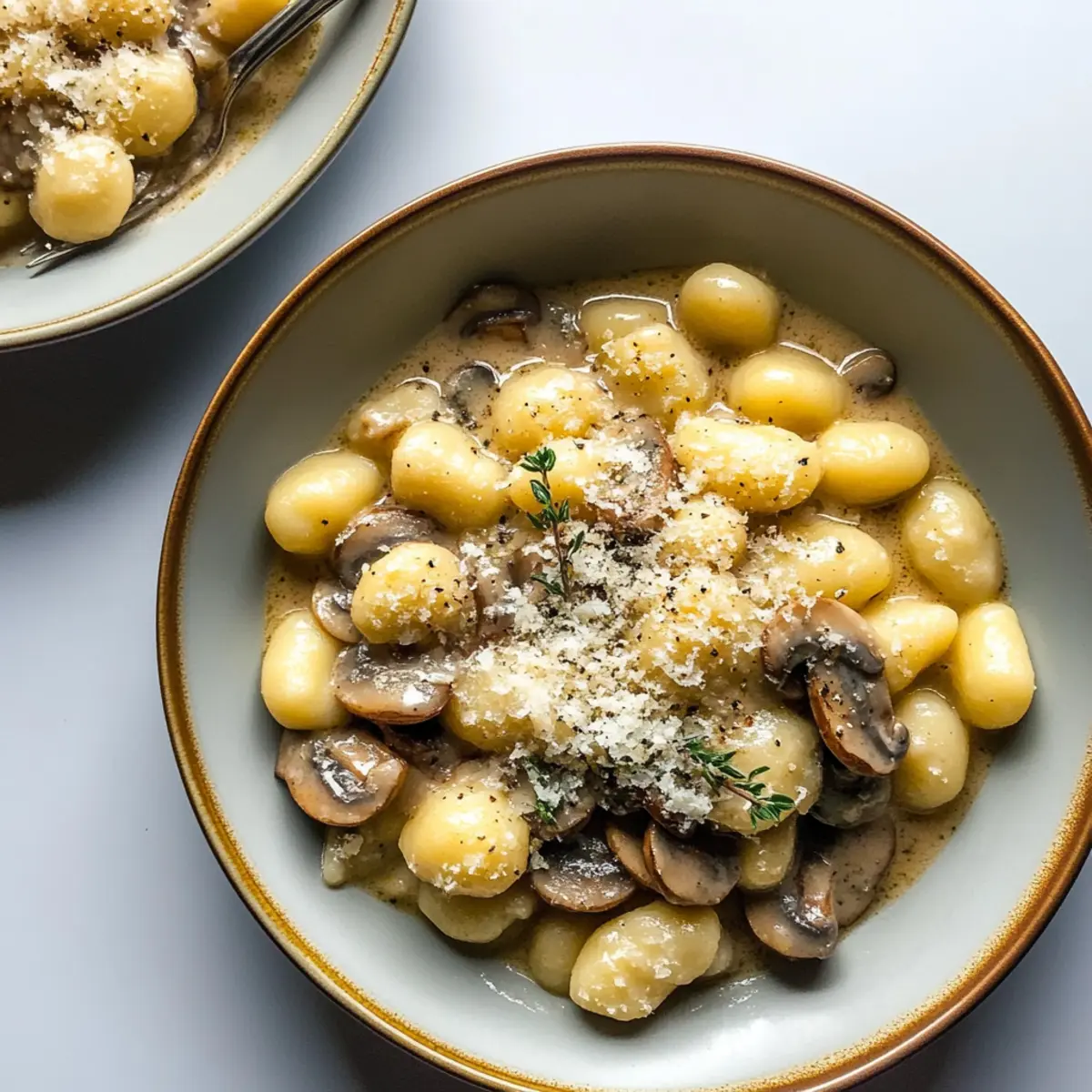 Gnocchi with Creamy Mushroom Sauce: A Cozy Comfort Dish