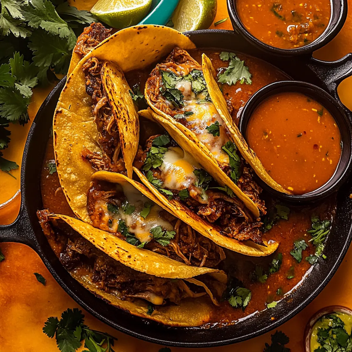 Savor Ultimate Birria Tacos: Easy, Flavor-Packed Recipe