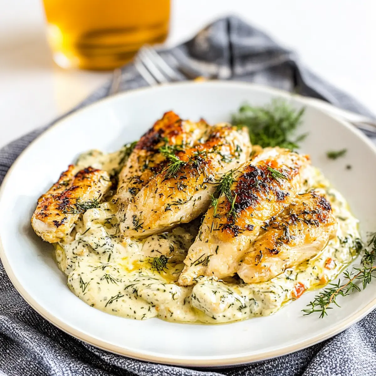 Creamy Dill Chicken in Under 30 Minutes: Simple & Delicious