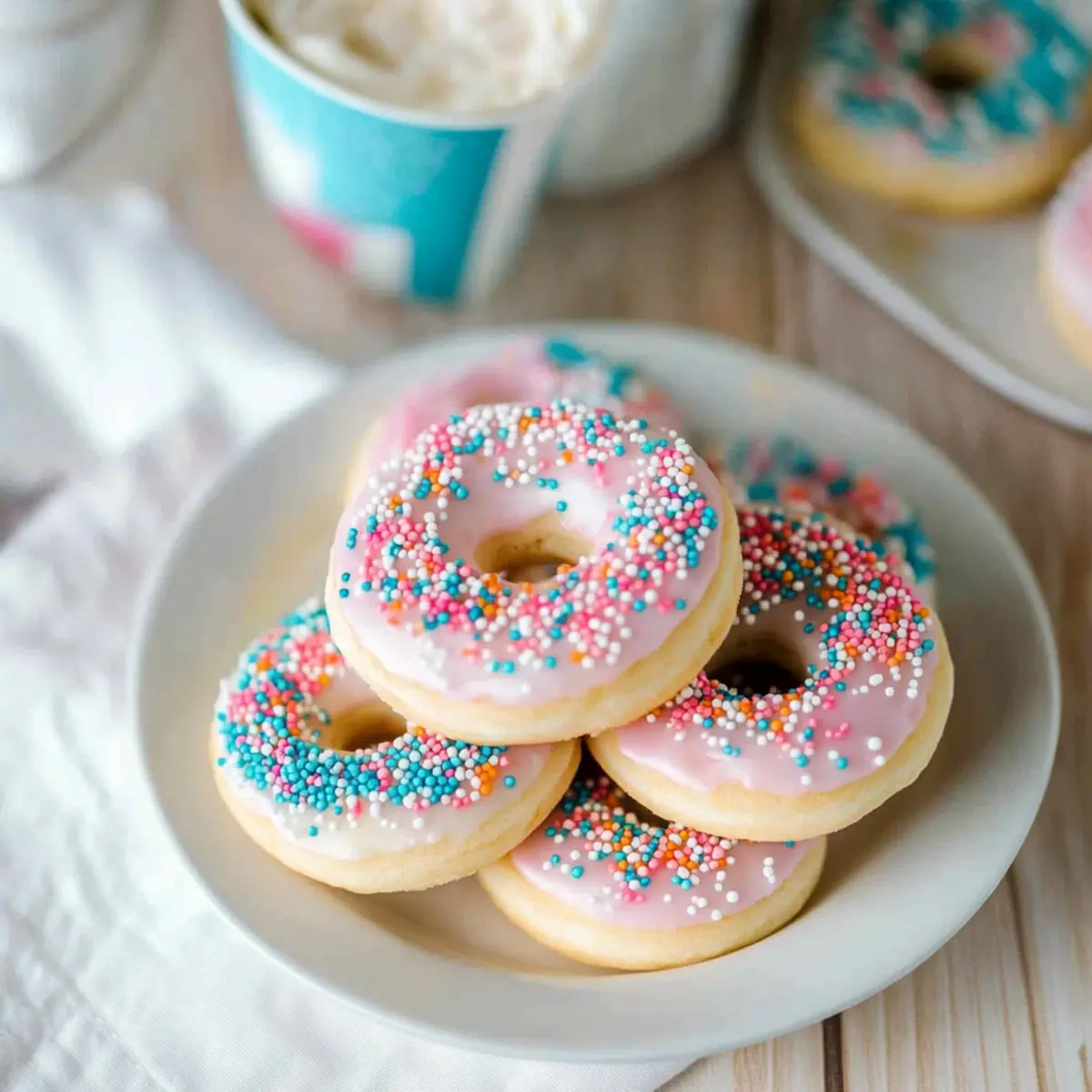 Delicious Doughnut Sugar Cookies with Sweet Buttercream Filling