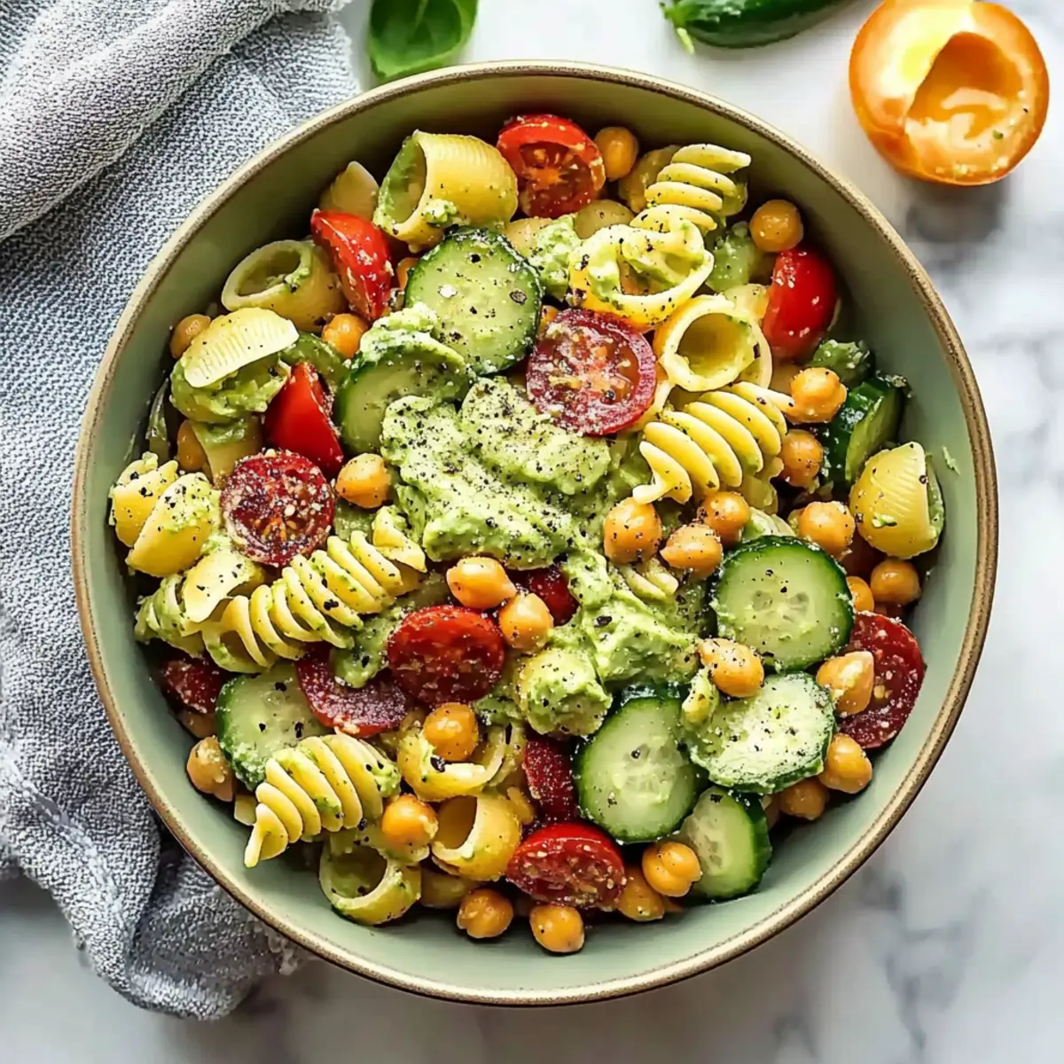 Creamy Avocado Pasta Salad That Will Brighten Your Summer