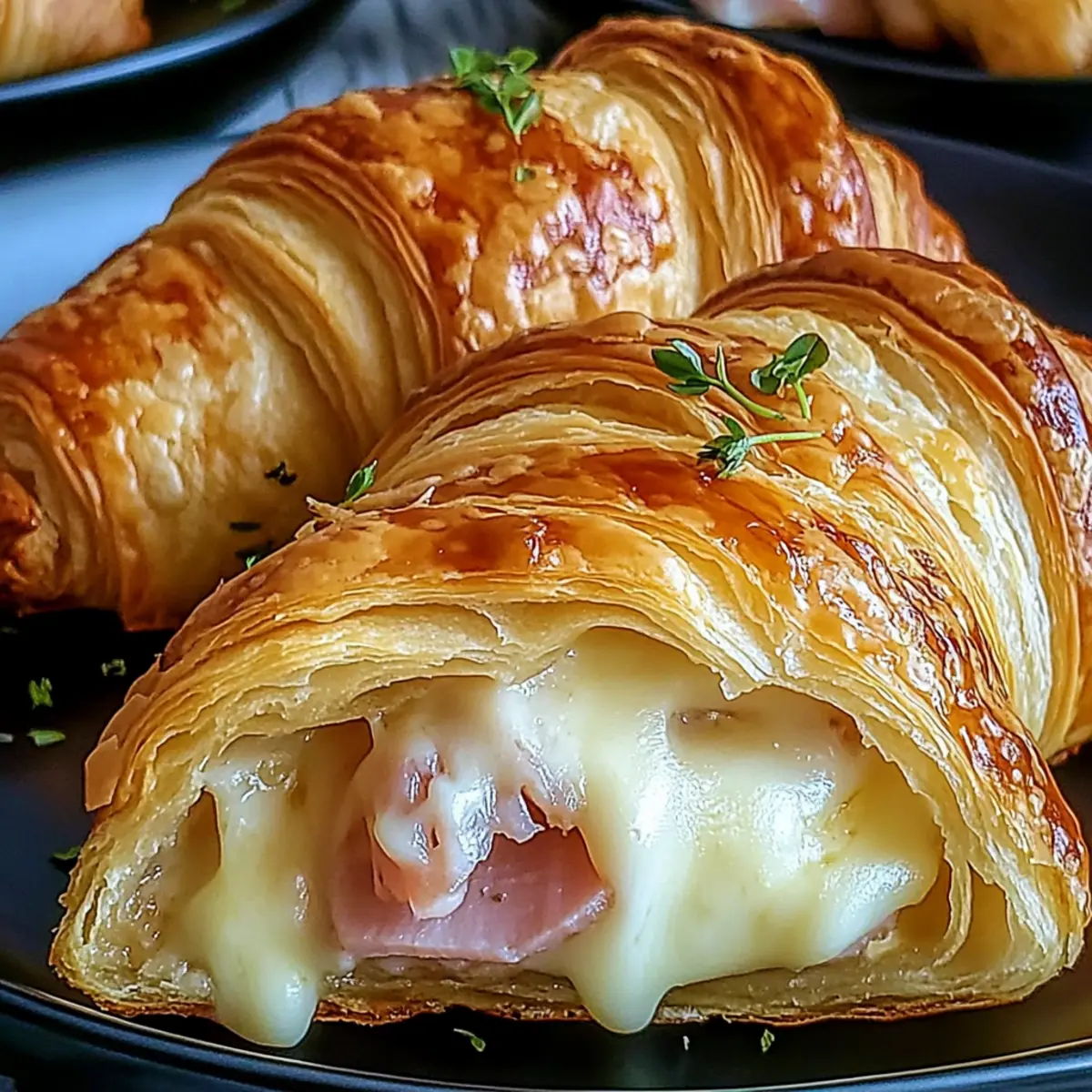 Air Fryer Ham Cheese Croissants: Gooey Goodness Awaits