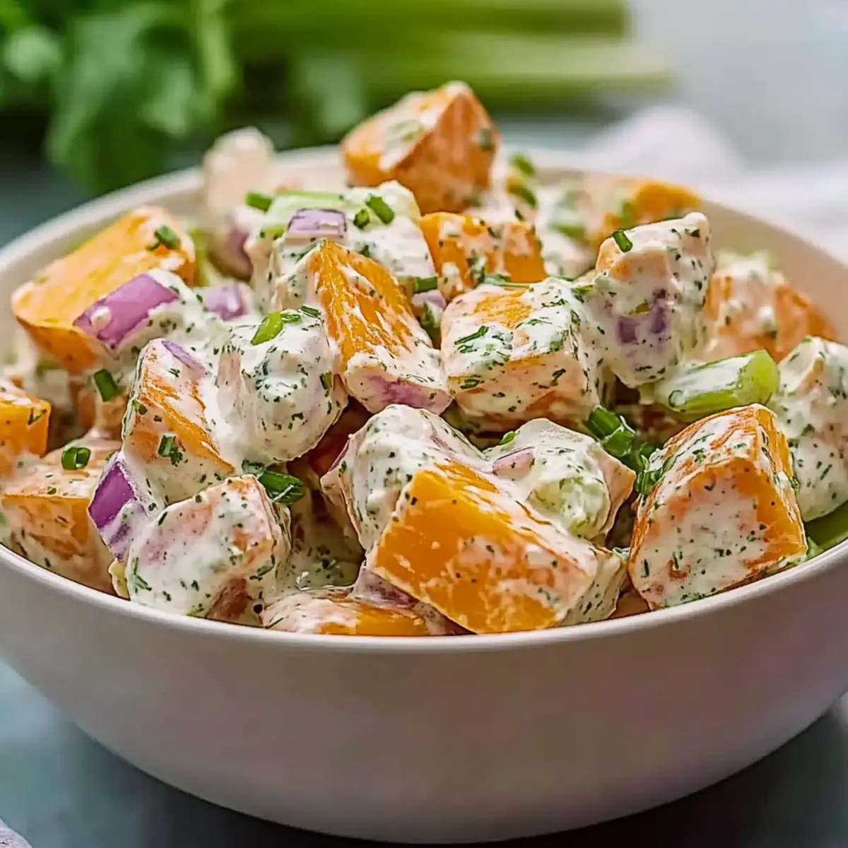 Vegan Jamaican Potato Salad with a Sweet Twist for Summer