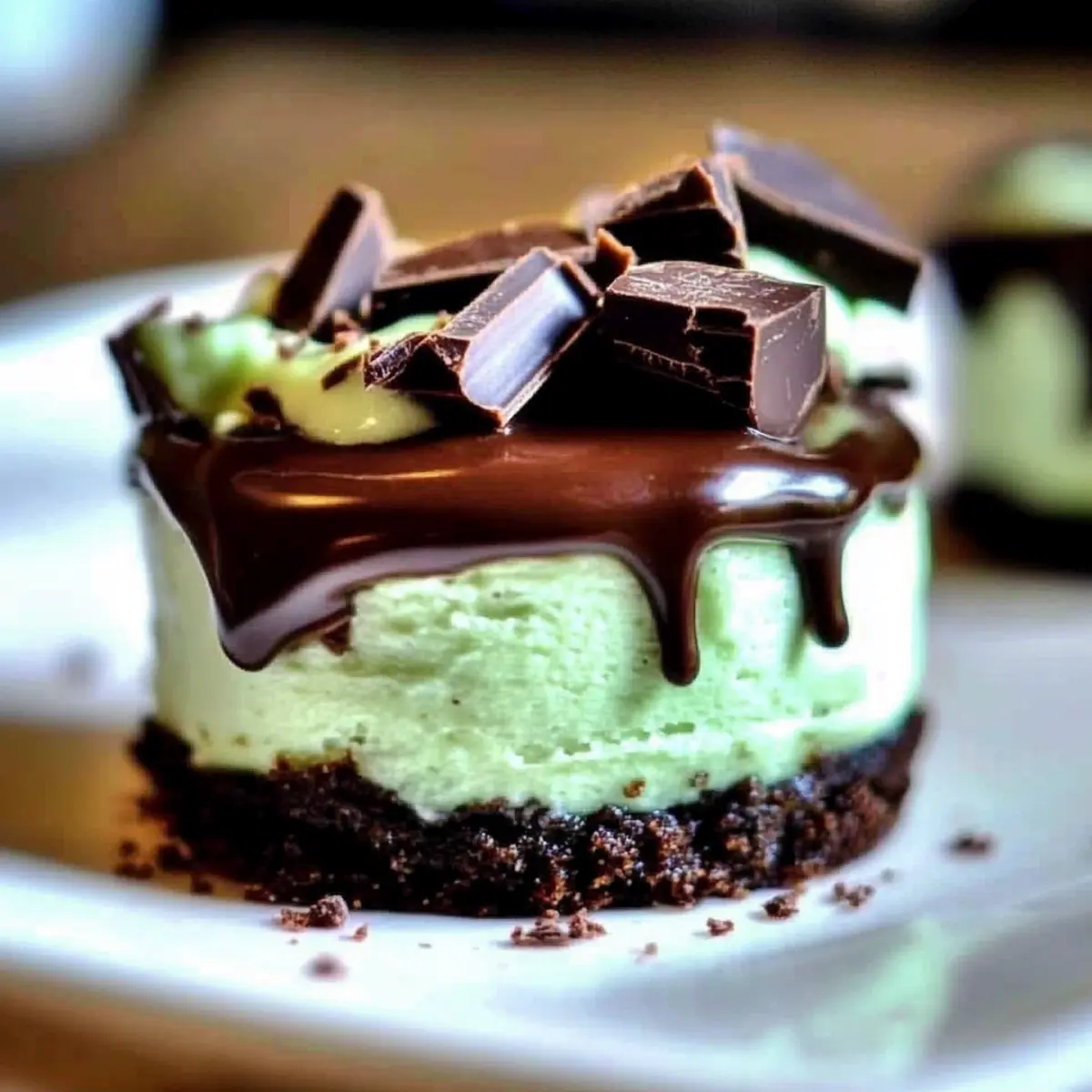 Irresistible Andes Mint Mini Cheesecakes for Sweet Indulgence