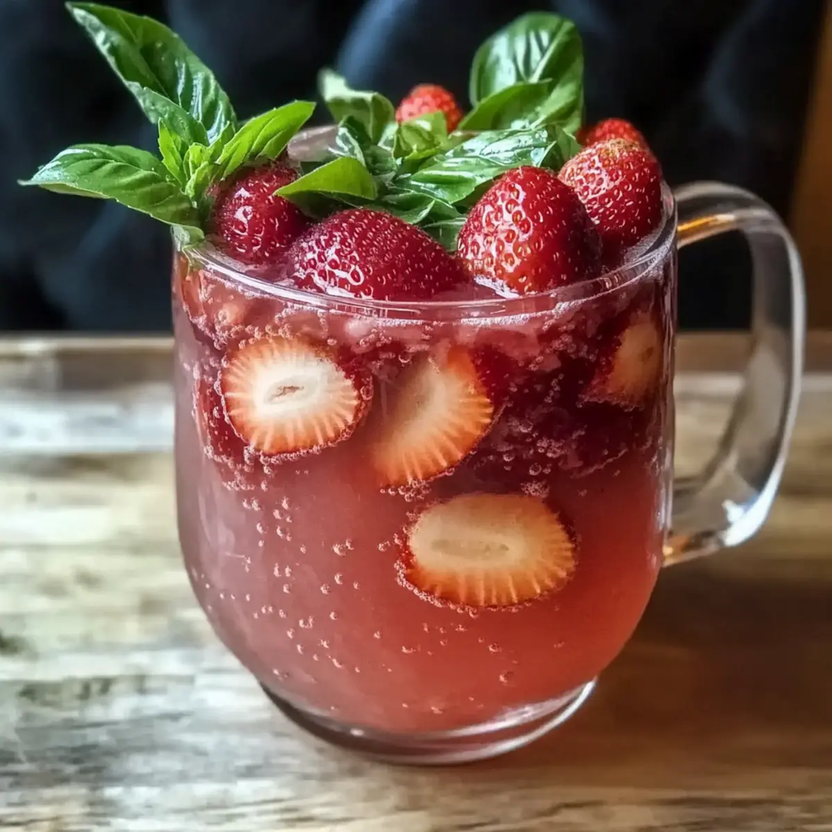 Strawberry Basil Lemonade Pitcher: Your Perfect Summer Sip
