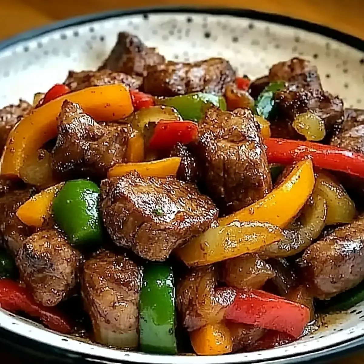 Savory Pepper Steak with Peppers and Onions in 30 Minutes