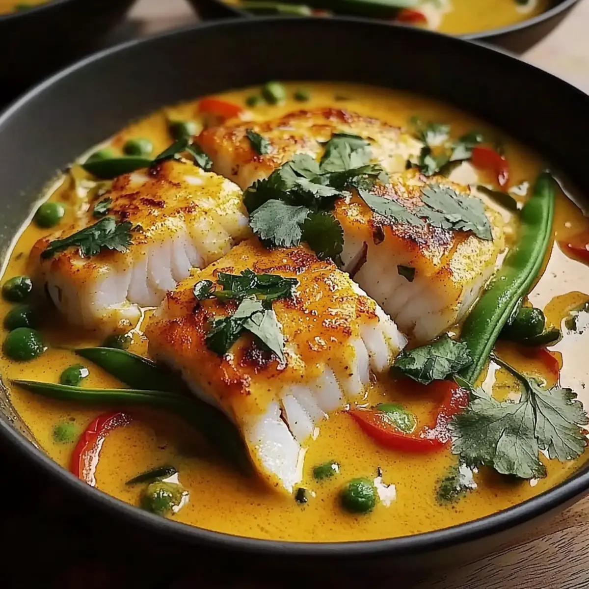 Aromatic Kabeljau mit Kokos Curry for a Cozy Dinner Night