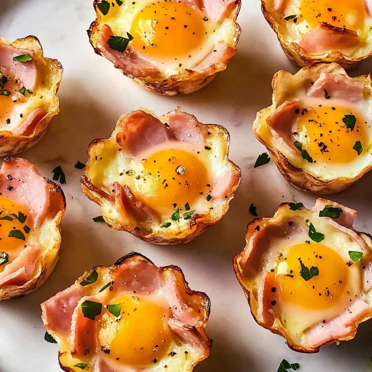 Savory Ham and Cheese Egg Cups for a Quick Protein Boost