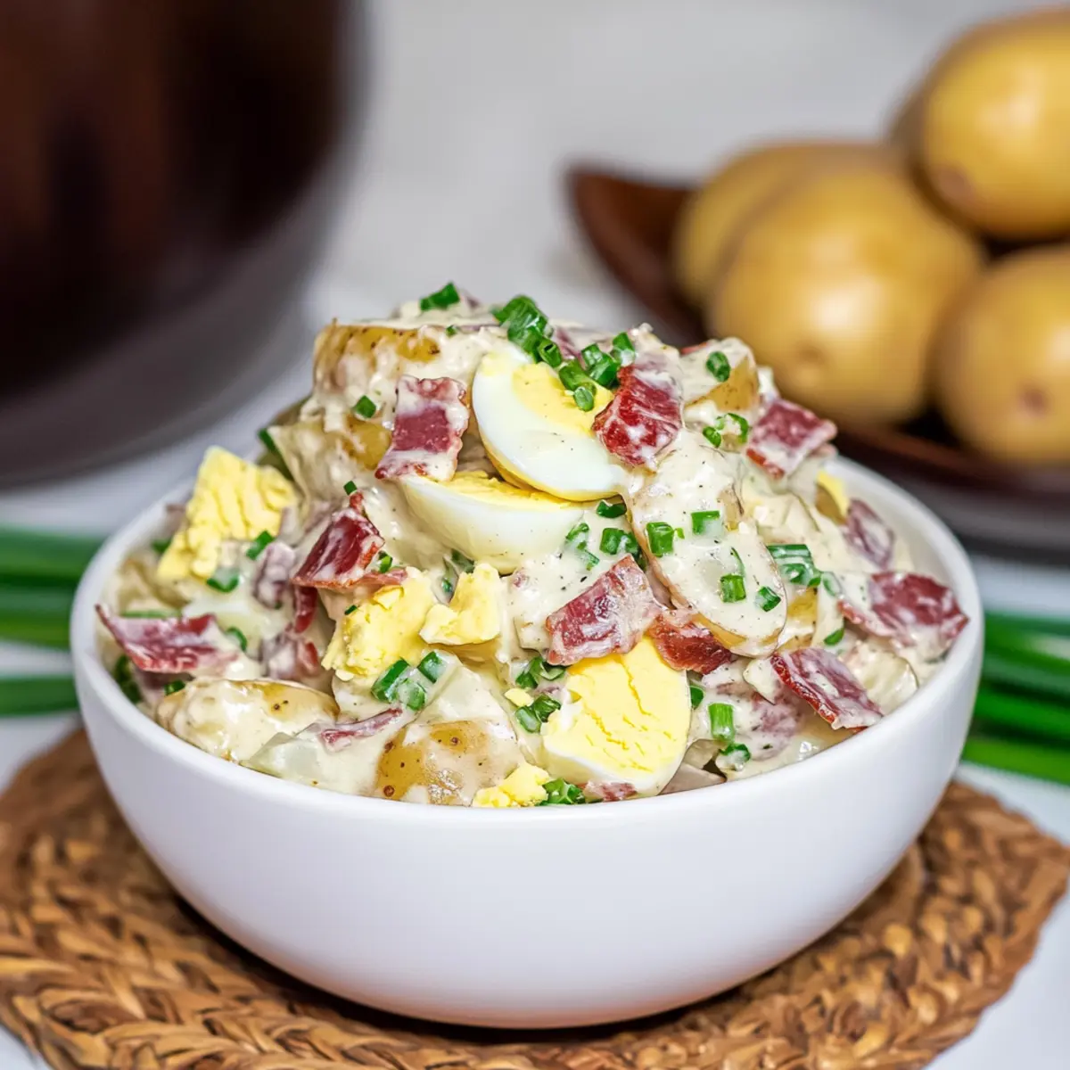 Creamy Caesar Potato Salad That's Perfect for Summer Gatherings