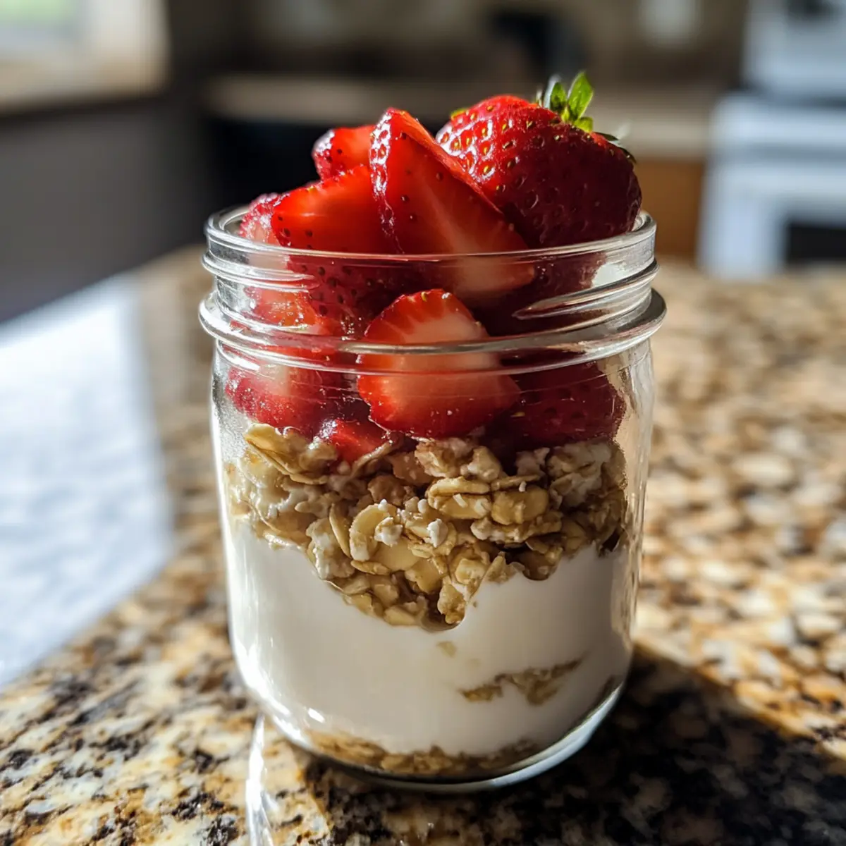 Decadent Strawberry Cheesecake Overnight Oats in Minutes