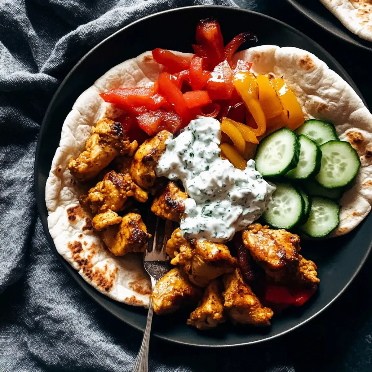 Sheet Pan Chicken Pitas with Tzatziki for a Flavorful Feast