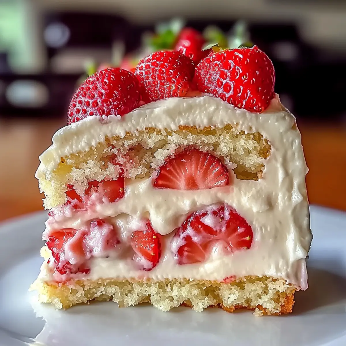Strawberry Custard Delight Cake Your New Summer Favorite