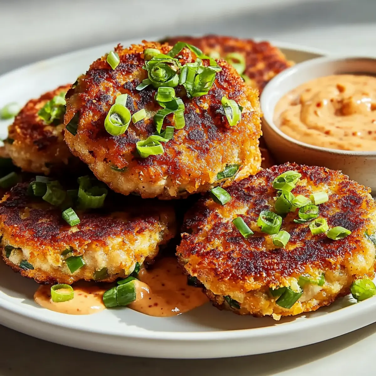 Crispy Tuna Cakes with Zesty Sriracha Aioli in 30 Minutes