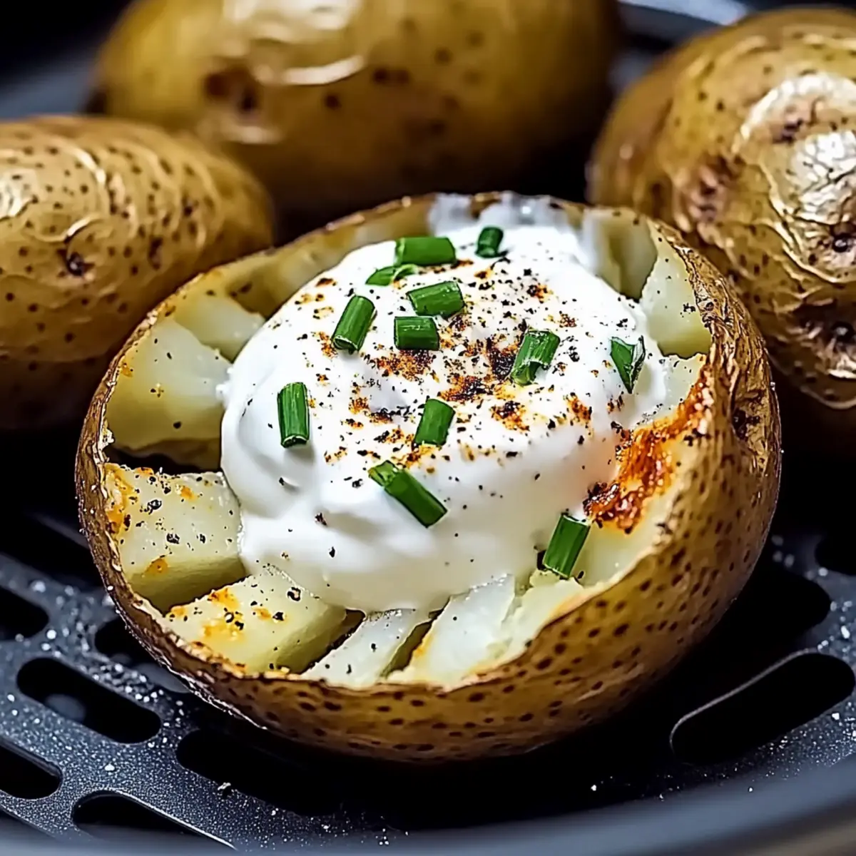 Crispy Air Fryer Baked Potatoes You’ll Love in 40 Minutes