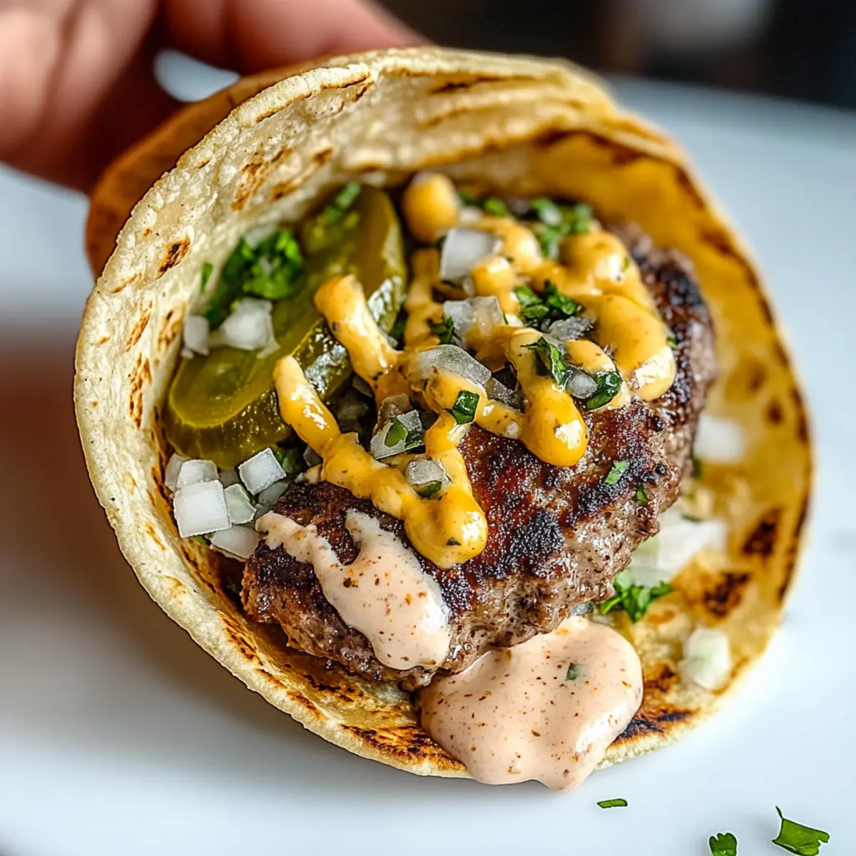 Smash Burger Tacos: A Juicy Twist for Taco Night Fun