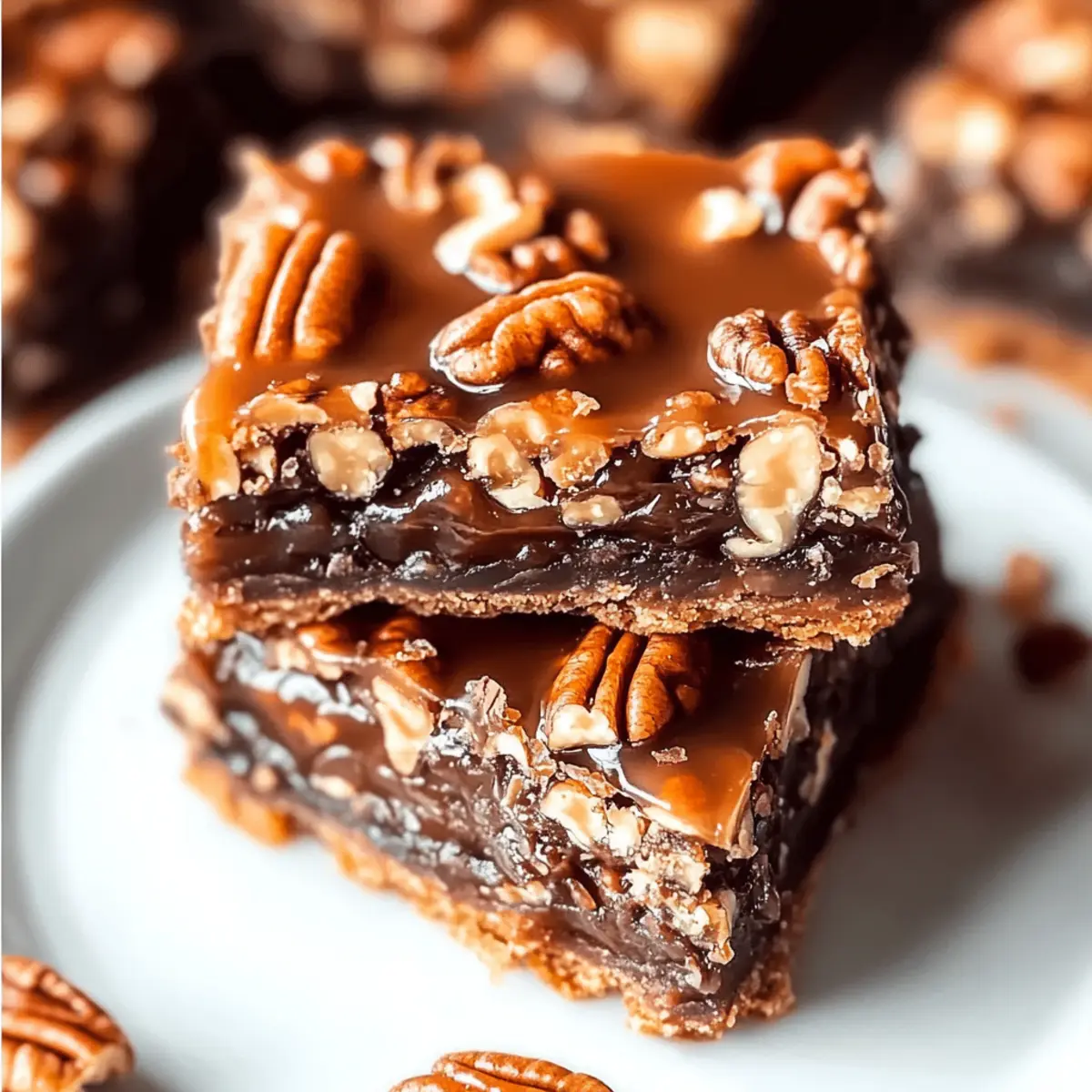 Decadent Pecan Turtle Bars: Indulge in Rich, Gooey Bliss