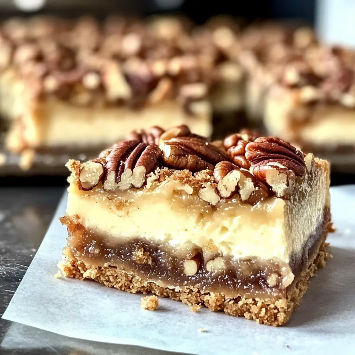 Irresistible Pecan Pie Cheesecake Bars You'll Love to Share