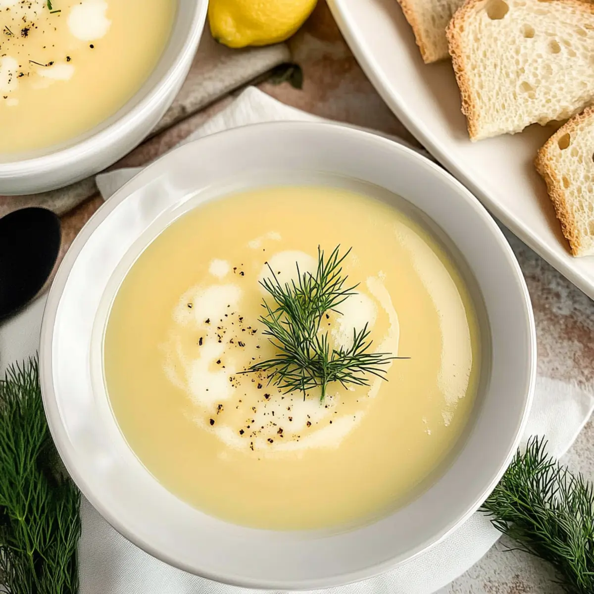 Delightfully Creamy Greek Egg and Lemon Soup Recipe