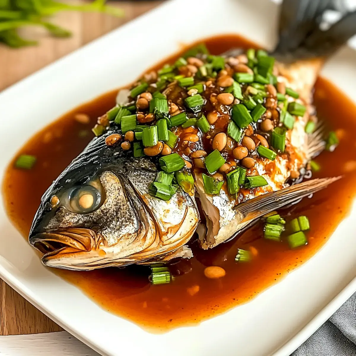 Delicious Fish with Chili Bean Sauce for a Quick Asian Meal